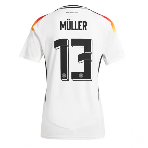 Fotbalové Dres Německo Thomas Muller #13 Domácí ME 2024 Krátký Rukáv